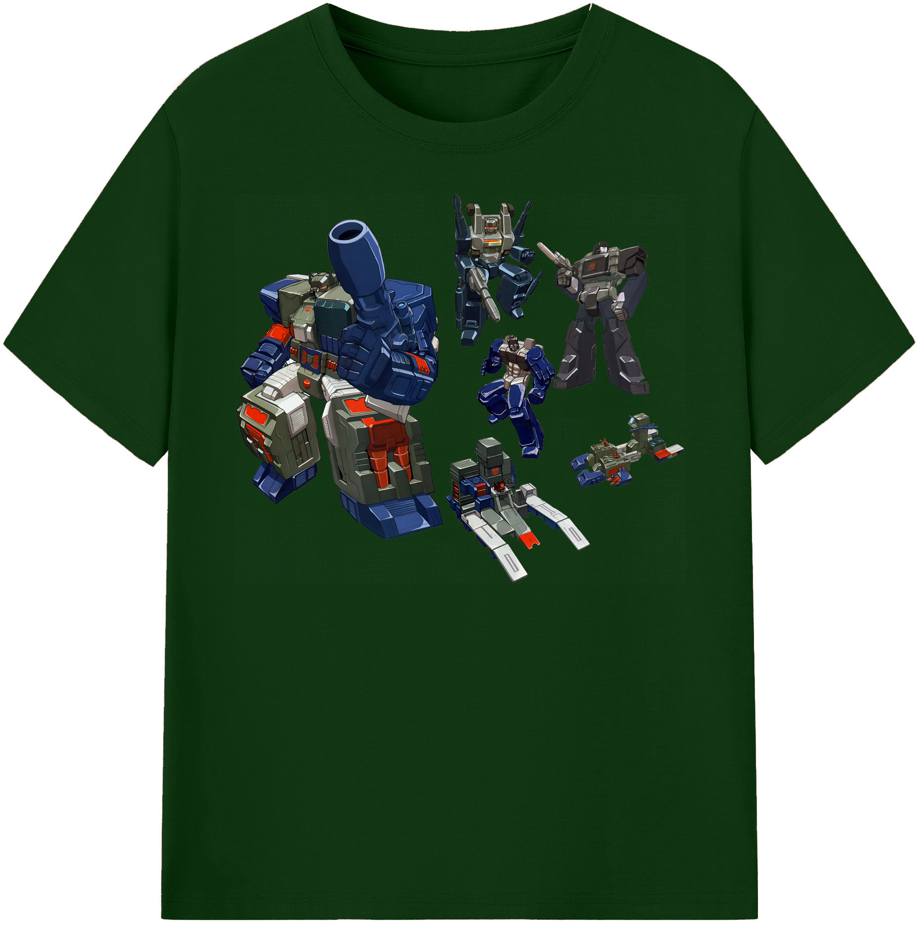 （画像用） Transformers トランスフォーマー 綿100％半袖Tシャツ（フロントプリント）